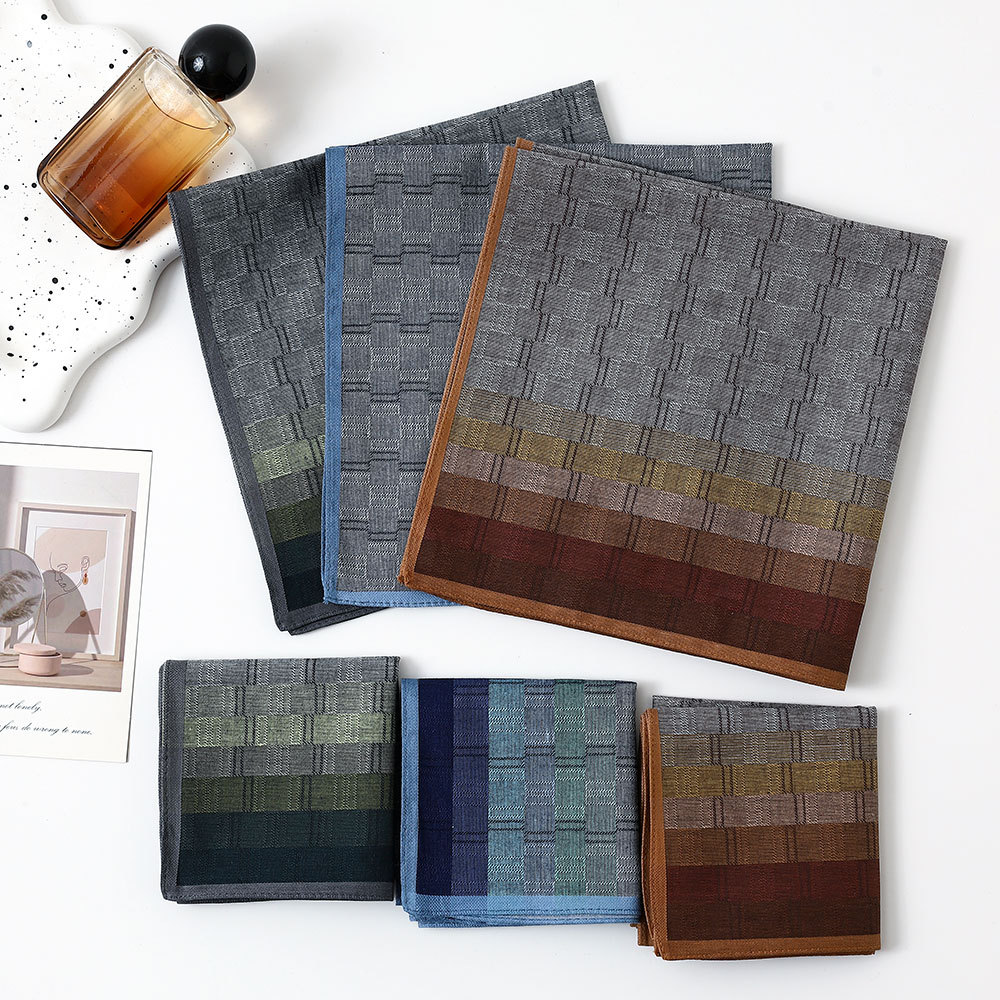 Handkerchief Cotton Men - Мужской платок из хлопковой пряжи с