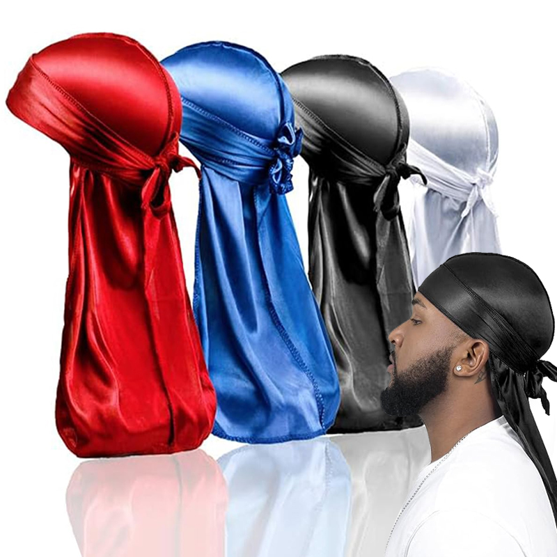 Bandana Doo Rag - 1-4 шт. новая шелковая бандана Durag,