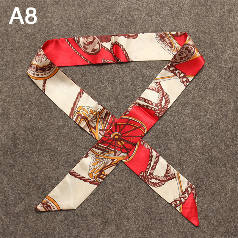 Модный Узкий шарф-сумка, женск – обзор и цена Silk Tie Striped