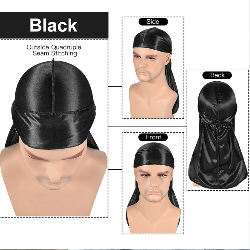 1-4 шт. новая шелковая бандана – обзор и цена Bandana Doo Rag