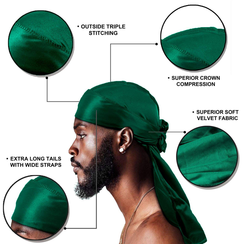 1-4 шт. новая шелковая бандана – обзор и цена Bandana Doo Rag