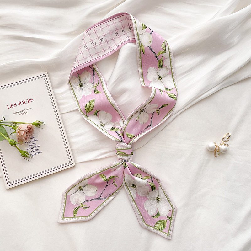 Корейский шелковый атласный дл – обзор и цена Silk Neck Scarf